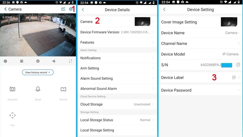Cách đổi mật khẩu camera IMOU