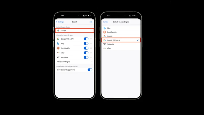 Cách tắt AI Overviews trên Google Search trên điện thoại