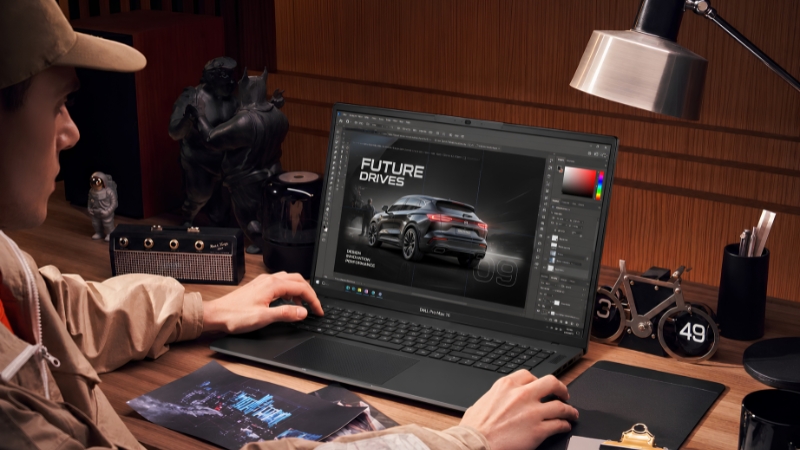 Dell Pro Max 16 MC16250 phù hợp nhất với Designer và Editor chuyên nghiệp