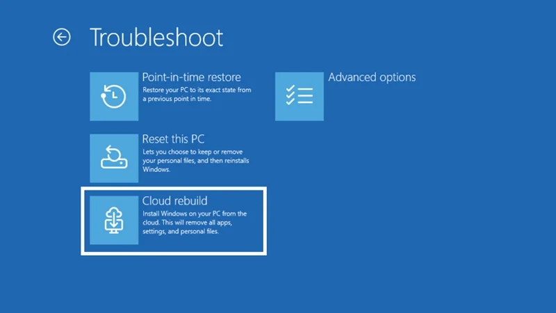 Cloud Rebuild là gì?