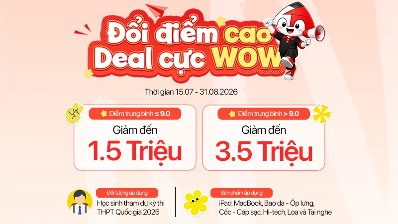 Ưu đãi chương trình Đổi điểm CAO Deal cực WOW
