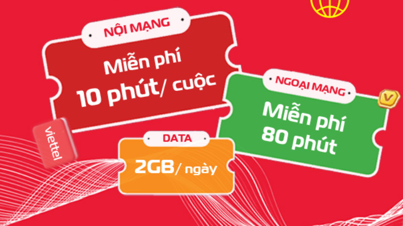 Ưu đãi nổi bật của Sim 4G Viettel V150B