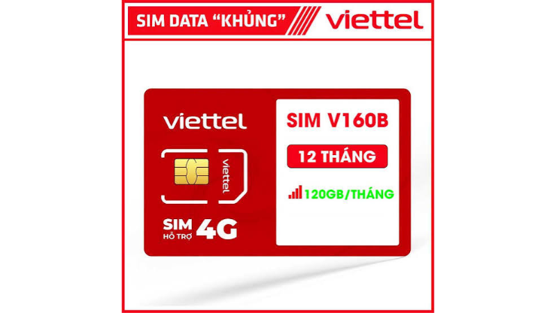 Chi phí sử dụng Sim 4G Viettel V160B