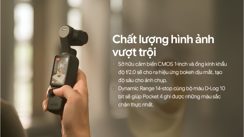 Chất lượng hình ảnh vượt trội với Dynamic Range 14-stop