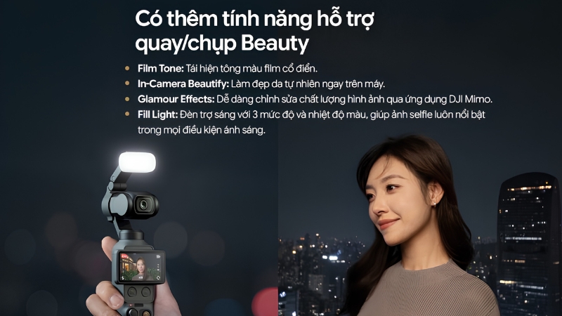 Hệ sinh thái sáng tạo với Film Tone, Beauty và đèn Fill Light&nbsp;