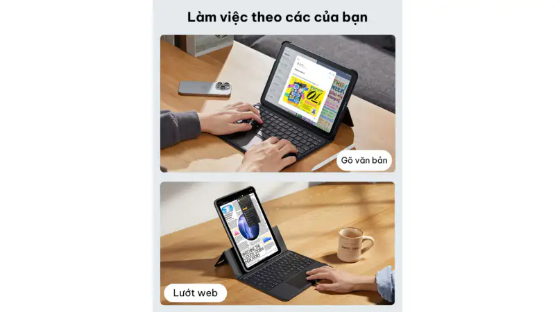 Sức mạnh kết nối từ tính và trải nghiệm giá đỡ linh hoạt