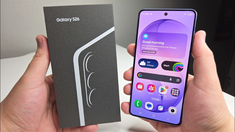 Galaxy S tiêu chuẩn gọn nhẹ, dễ sử dụng
