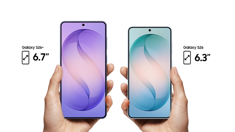 Galaxy S26 Plus màn hình lớn, pin khỏe