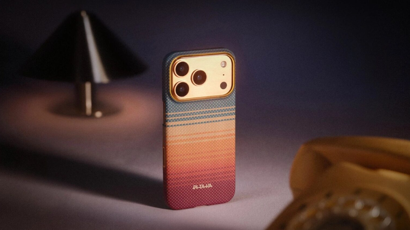 Ốp lưng Magsafe iPhone 17 Pro PITAKA Edge (Sunset 2.0)