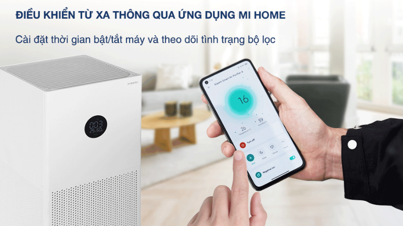 Điều khiển thông minh qua ứng dụng trên điện thoại