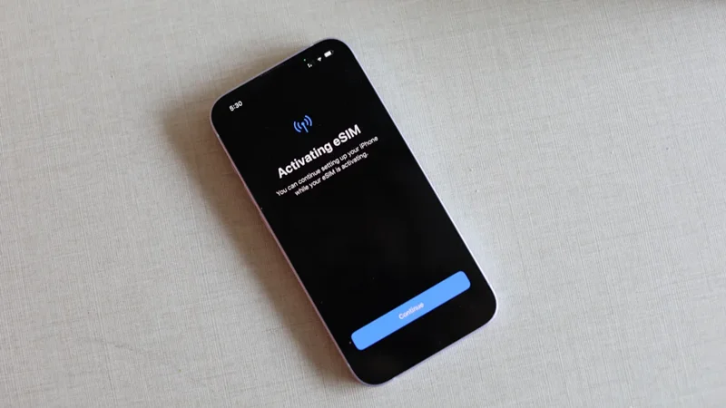Các dòng iPhone và điện thoại Android hỗ trợ eSim