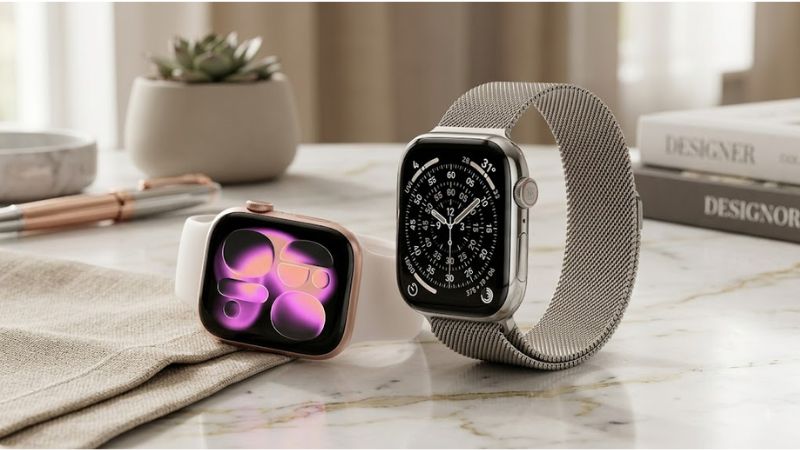 So sánh chất liệu vỏ nhôm và viền titan cao cấp
