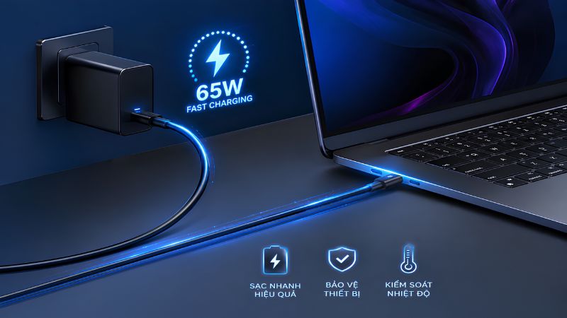 sạc laptop chính hãng