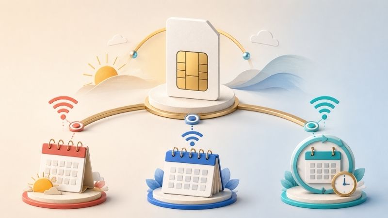 Các loại Sim data theo thời hạn sử dụng