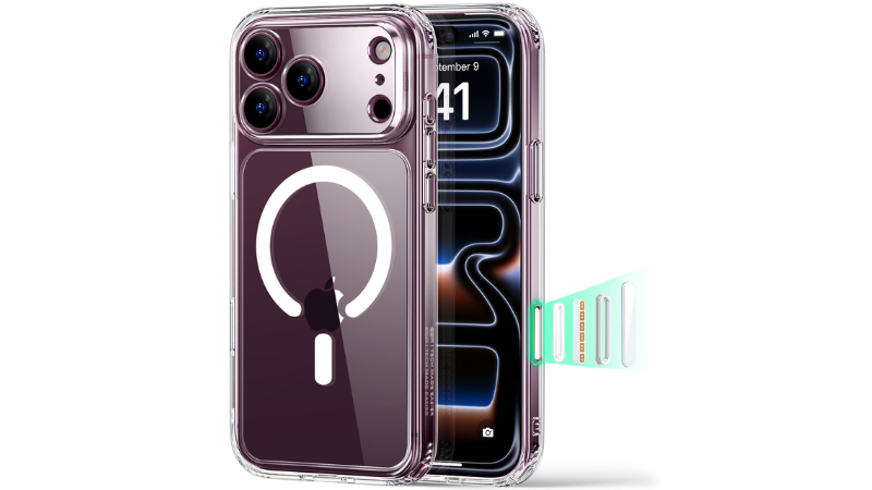Ốp lưng Magsafe iPhone 18 Pro 17 Pro ESR Classic Hybrid trong suốt