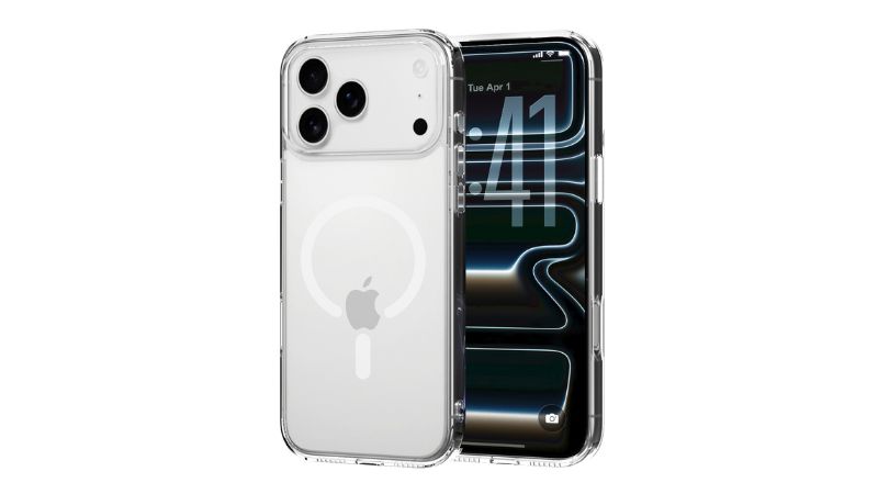 Ốp lưng MagSafe iPhone 18 Pro/17 Pro Mipow IRONBULL Tempered Glass trong suốt