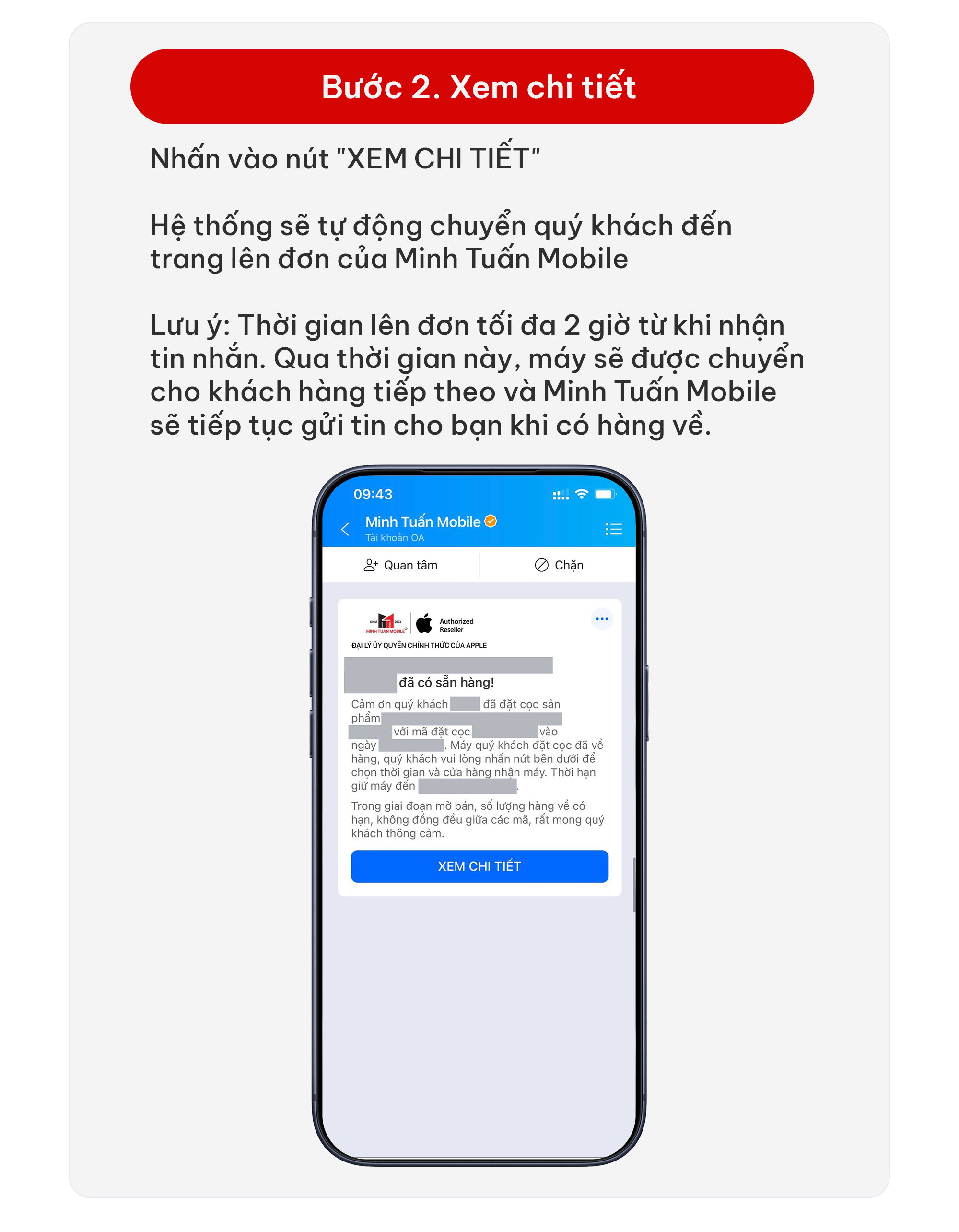 Hướng dẫn hoàn cọc