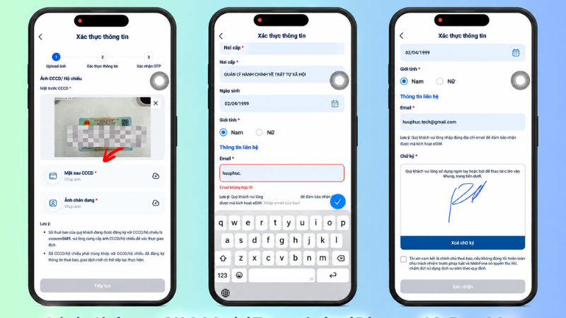 Cách thêm eSIM MobiFone trên iPhone 18 Pro Max