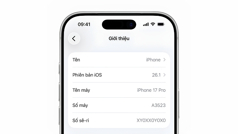 Đối chiếu IMEI và số sê-ri