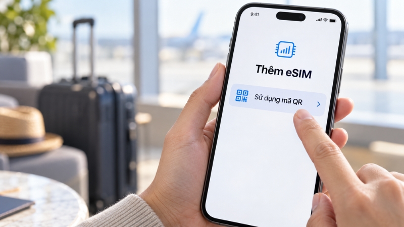 Kích Hoạt eSIM Bằng Mã QR