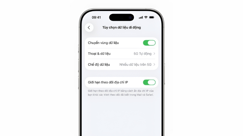 tự động chuyển đổi dữ liệu di động khi sóng yếu giúp tiết kiệm dữ liệu di động