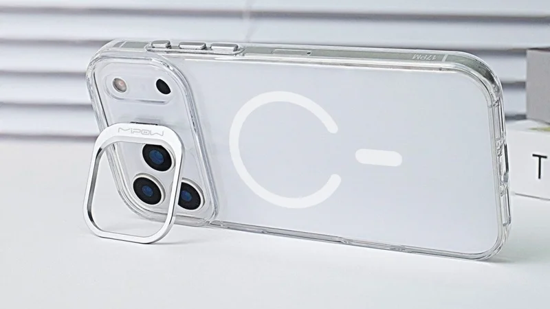 Ốp Mipow IronBull StandX Magsafe iPhone 18 Pro Max thu hút người dùng nhờ thiết kế đa năng