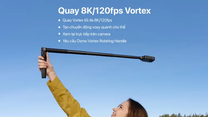 Kết nối linh hoạt với hệ sinh thái phụ kiện DJI Osmo