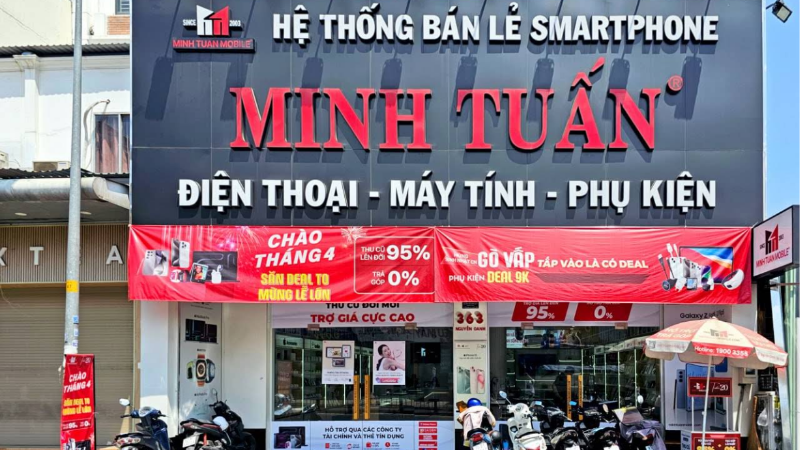 cửa hàng iPhone Minh Tuấn Mobile tại Gò Vấp