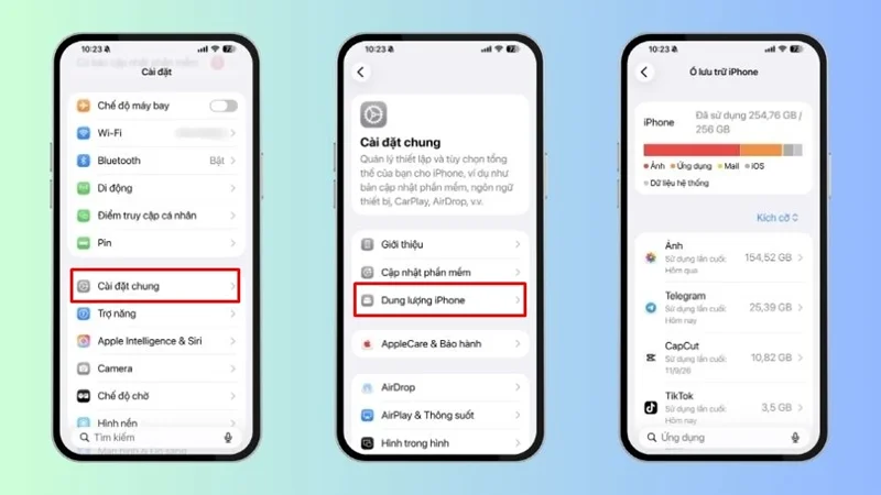 Kiểm tra dung lượng iPhone 17 Pro Max trong 60 giây