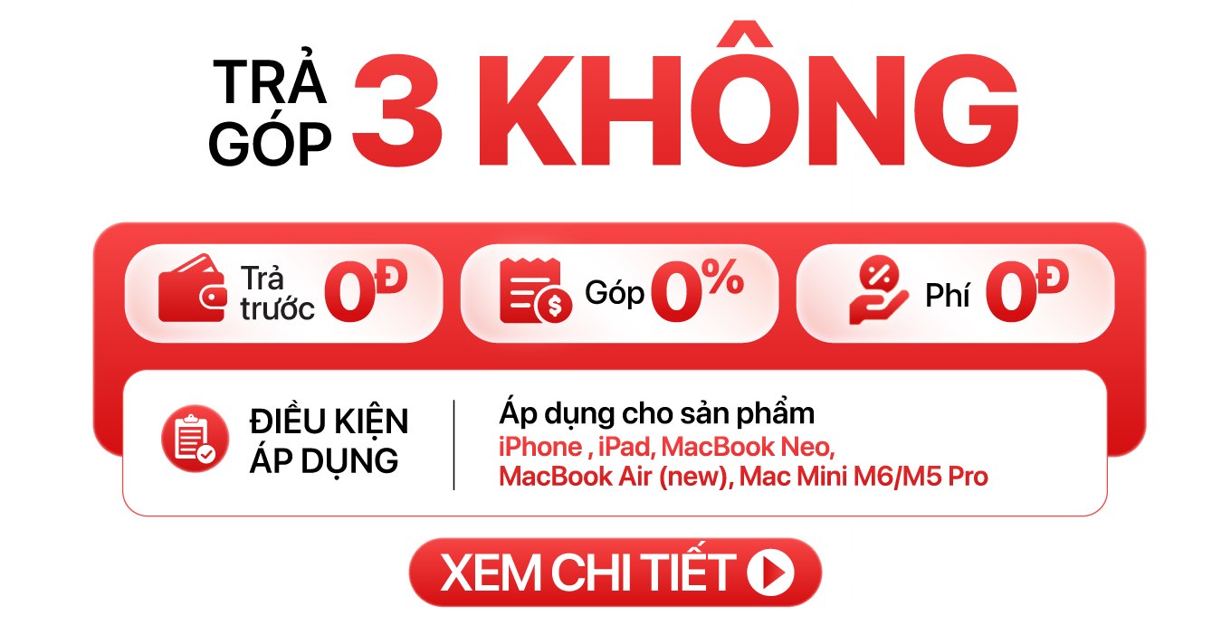 chính sách trả góp 3k