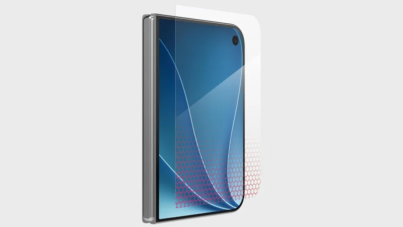 Dán kính cường lực màn hình ngoài của iPhone Duo
