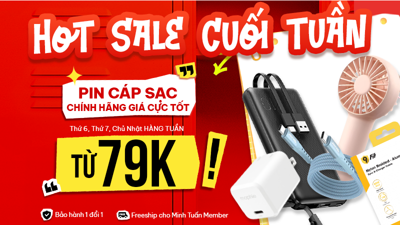 hot sale cuối tuần phụ kiện