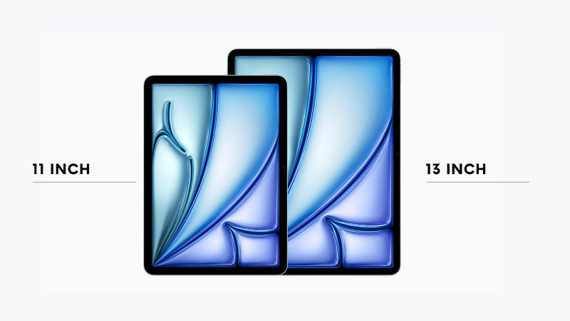 lựa chọn kích thước màn hình iPad 