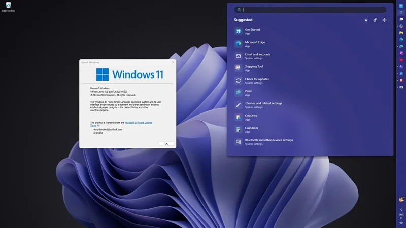 Có dấu hiệu cho thấy Windows 11 26H2 giúp một số hệ thống quản lý và sử dụng bộ nhớ RAM hiệu quả hơn
