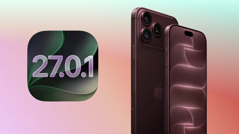 phiên bản cập nhật ios 27.0.1 mới nhất