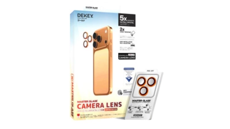 Dán bảo vệ camera iPhone 17 Pro/17 Pro Max Dekey 3D Master Glass