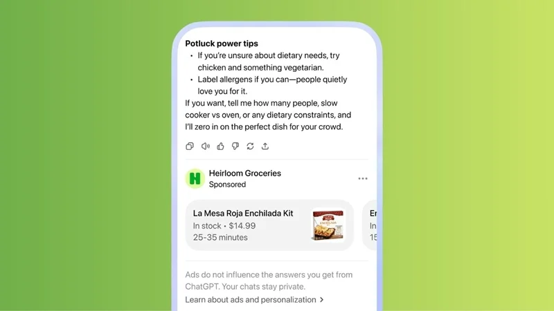 ChatGPT Ads hỗ trợ nhiều nền tảng attribution
