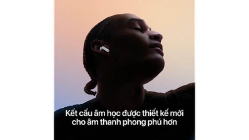 Sức mạnh hệ sinh thái trên tai nghe Apple