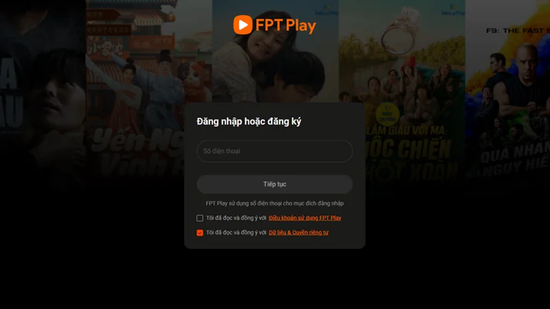 Quý khách cần đăng nhập tài khoản trước khi kích hoạt voucher FPT Play