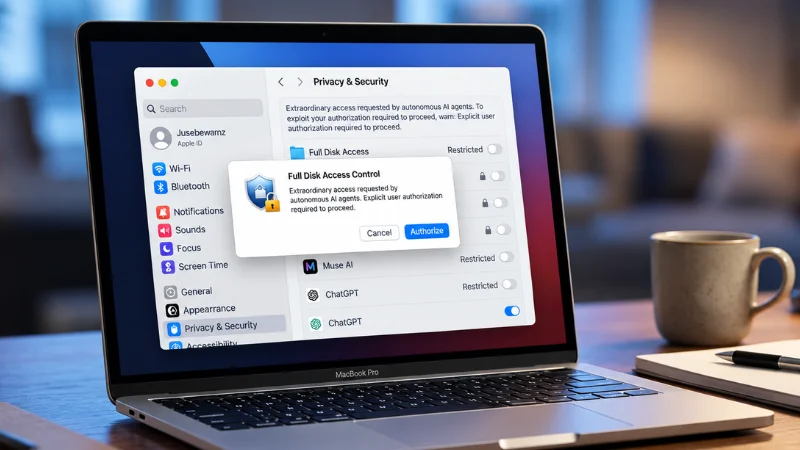 Xuất hiện rủi ro bảo mật từ tính năng Full Disk Access