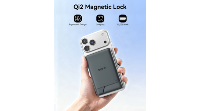 Pin sạc dự phòng Magsafe Mokin 10.000 mAh 35W Qi2