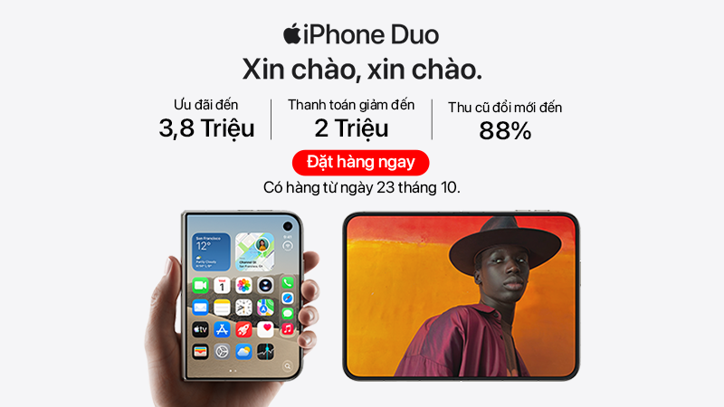 Đặt hàng iPhone Duo tại Minh Tuấn Mobile