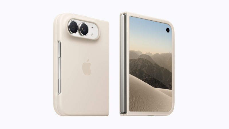 iPhone Duo màu Trắng Ánh Sao mặt lưng trắng, khung titan và viền ống kính ánh bạc.