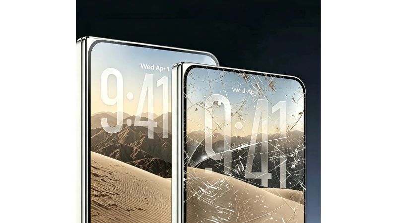 Kính cường lực iPhone Duo dán trên màn hình ngoài 5,4 inch