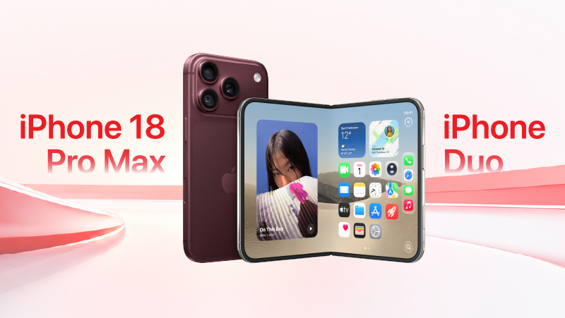 so sánh iPhone Duo với iphone 18 pro max