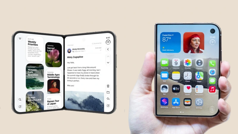 Màn hình trong và màn hình ngoài iPhone Duo khác nhau thế nào?