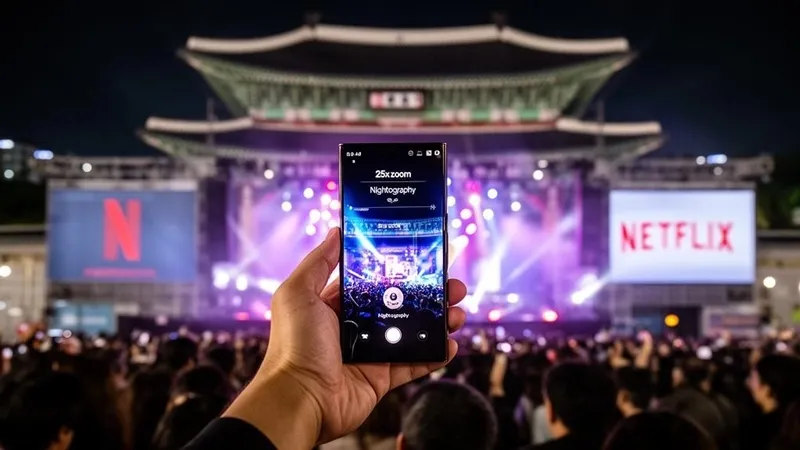 Galaxy S26 Ultra xử lý ánh sáng sân khấu và vùng tối