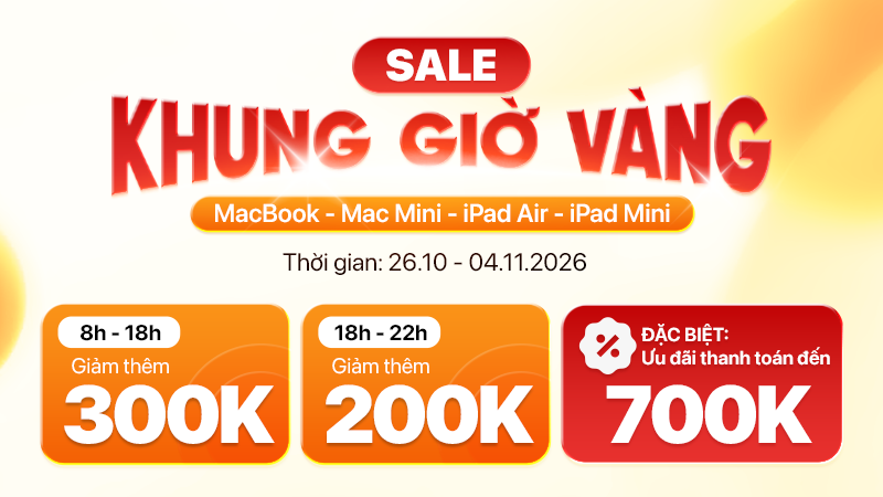 ưu đãi khung giờ vàng từ ngày 26/10 đến ngày 4/11