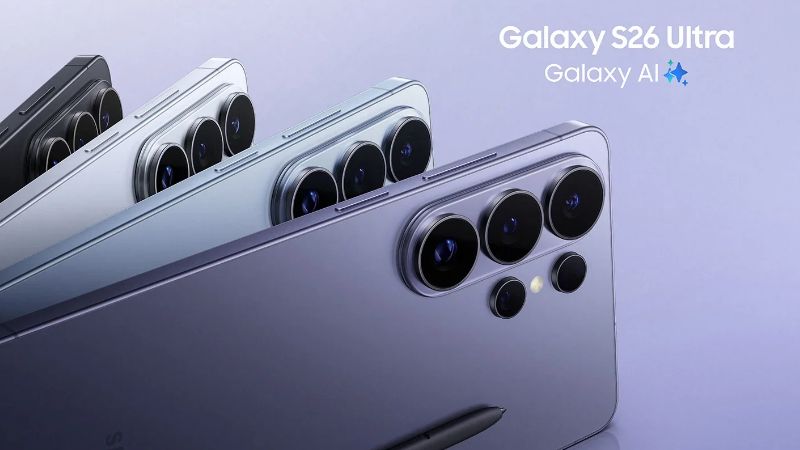 điện thoại samsung galaxy 26 ultra cảm biến chính lên tới 200MP, camera góc siêu rộng 50MP