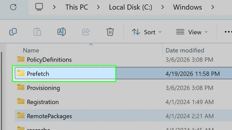 Xóa thư mục Prefetch không giúp Windows nhanh hơn